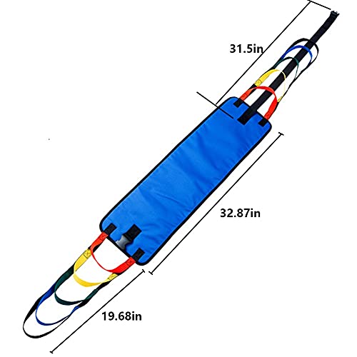 Cinturones de marcha Soporte de elevación de transferencia Cinturón de asistencia para elevación de pacientes Eslinga de transporte Soporte acolchado Eslinga de asistencia de 400 libras, más rápido