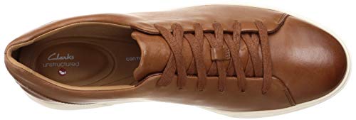 Clarks Un Costa Lace, Zapatillas Hombre, Marrón (British Tan Lea British Tan Lea), 42.5 EU