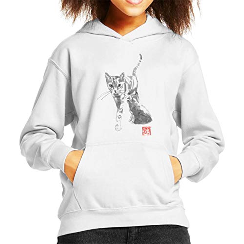 Cloud City 7 Kitten with Mum Kid's Hooded Sweatshirt