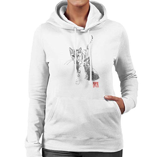 Cloud City 7 Kitten with Mum Women's Hooded Sweatshirt