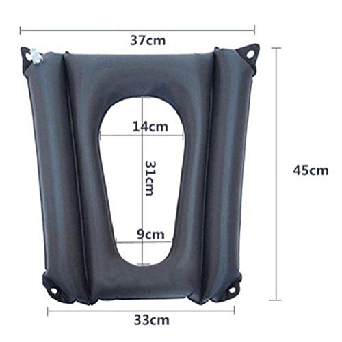 Cojín de aire for pacientes anti-úlceras de decúbito con orificio, cojines inflables Cojín for dolor de cama Cojín de asiento de inodoro transpirable y cómodo Adecuado for silla de ruedas Inodoro Sill