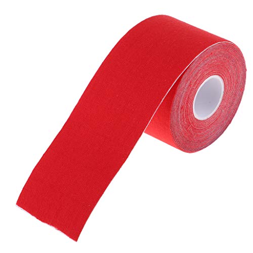 Colcolo 5cm Physio Tape Kinesiology Tape Sporttape Cinta Adhesiva Kinesiotape Vendaje para - Rojo