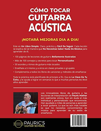 Cómo Tocar Guitarra Acústica: El Mejor Libro De Guitarra Acústica Para Principiantes