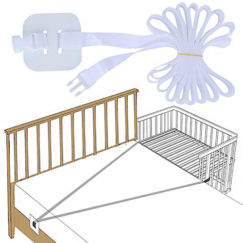 Correa Para Cuna de Bebé,Fijación de Cuna Auxiliar, Correa Para Camas Auxiliares, Accesorios de Cama,Correas de Muebles Para Cuna, Correa Para Camas de canapé