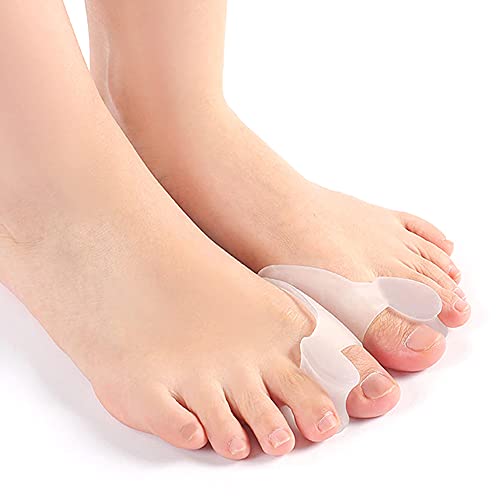 Corrector contra hallux valgus o onión con pie ortesis correctiva gel flexible de silicona