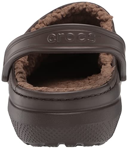 Crocs Classic Lined Clog, Zuecos Unisex Adulto, Espresso/Walnut, 43/44 EU