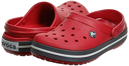 Crocs Crocband Unisex Adulta Zuecos, Rojo (Pepper), 37/38 EU