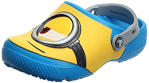 Crocs Fun Lab Minions Clog, Unisex Niños Zueco, Azul (Ocean), 20-21 EU