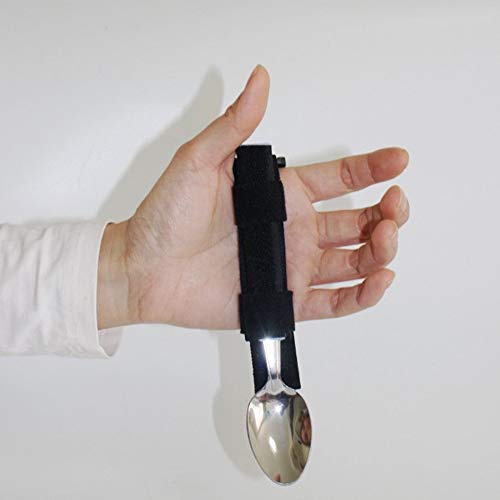 Cubiertos Easy Grip - Vajilla para Personas con discapacidad por Artritis - Utensilios para Comer adaptativos para Ancianos, Parkinson, Artritis y temblores de Manos,Spoon