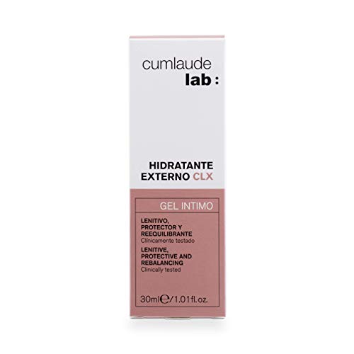 CUMLAUDE Hidratante Externo Clx - Gel Íntimo Para La Irritación O Inflamación De La Zona Vulvar - Con Clorhexidina Y Ácido Hialurónico - Acción Calmante, Protectora Y Reequilibrante, 30 Mililitro