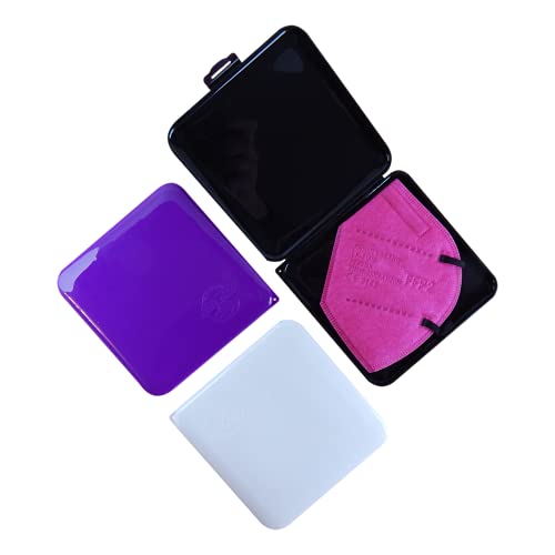 Cussi - 3x MaskCase, estuches cuadrados para guardar mascarillas (2)