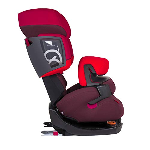 Cybex Silver Pallas 2-Fix 515111003 Silla de Coche 2 en 1, Grupo 1/2/3, Colección de Color 2021, Rojo (Rumba Red)