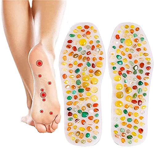 CYN Plantilla Invisible Incremento talón Inserciones, Plantillas de Terapia magnética ortopédica para Adelgazar Pérdida de Peso Arch Soporte Zapatos Almohadillas para Hombres Mujeres Masaje Care-40EU