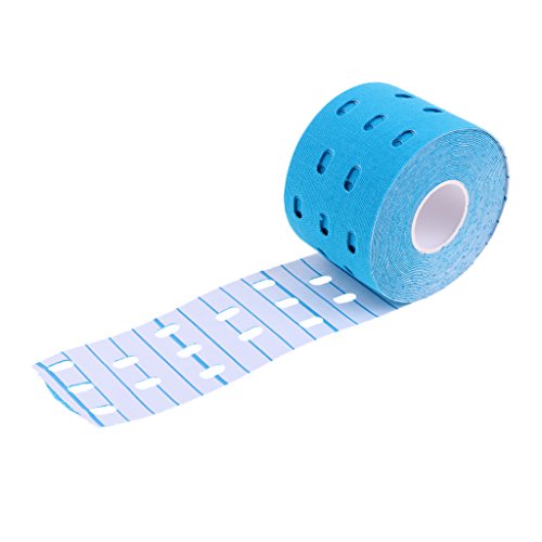 D dolity Soporta Kinesiología Sport Tape impermeable Kinesio Tape Músculos Physio Tape Tapes, azul