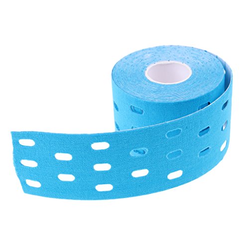 D dolity Soporta Kinesiología Sport Tape impermeable Kinesio Tape Músculos Physio Tape Tapes, azul