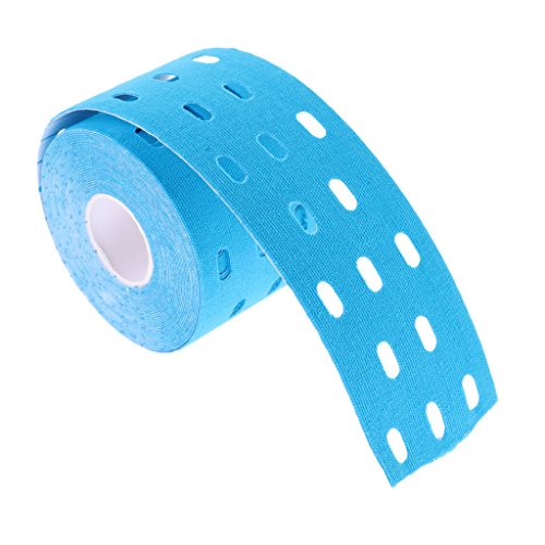 D dolity Soporta Kinesiología Sport Tape impermeable Kinesio Tape Músculos Physio Tape Tapes, azul