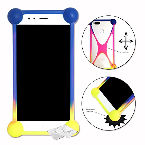 Desconocido Carcasa Bumper MULTICOULEUR antigolpes para ASUS Zenfone 4 S425 de Silicona de Calidad