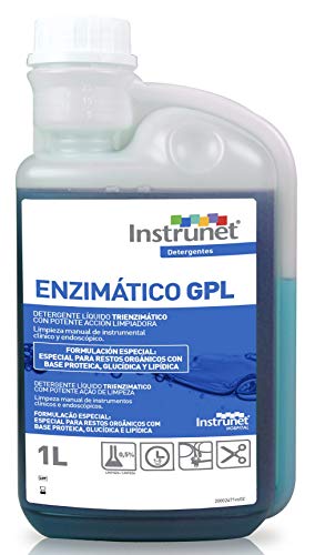 DETERGENTE LÍQUIDO TRIENZIMÁTICO INSTRUNET GPL con Potente ACCIÓN LIMPIADORA para Instrumental CLÍNICO Y ENDOSCÓPICO.