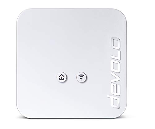 Devolo dLAN 550 WiFi Network Kit PLC - Adaptadores de red Powerline (500 Mbps, 3 x Powerline adaptadores, 1 x puerto LAN, enchufe WiFi, amplificador de señal WiFi, mejorar WiFi, WiFi Move), blanco