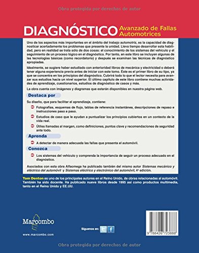 Diagnóstico avanzado de fallas automotrices. Tecnología automotriz: mantenimiento y reparación de vehículos