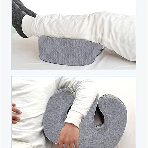 Dispositivo para Girar El Paciente, Almohada En Forma M Antidecúbito Ayudas para Discapacitados, Almohada para Girar El Paciente Paralizado Herramienta Enfermería para Cambiar Posición, Gris