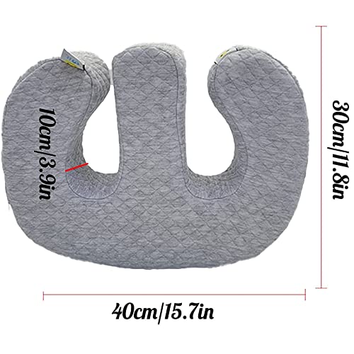 Dispositivo para Girar El Paciente, Almohada En Forma M Antidecúbito Ayudas para Discapacitados, Almohada para Girar El Paciente Paralizado Herramienta Enfermería para Cambiar Posición, Gris