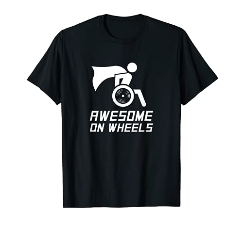 Divertida silla de ruedas Regalo Humor Hándicap Personas Camiseta