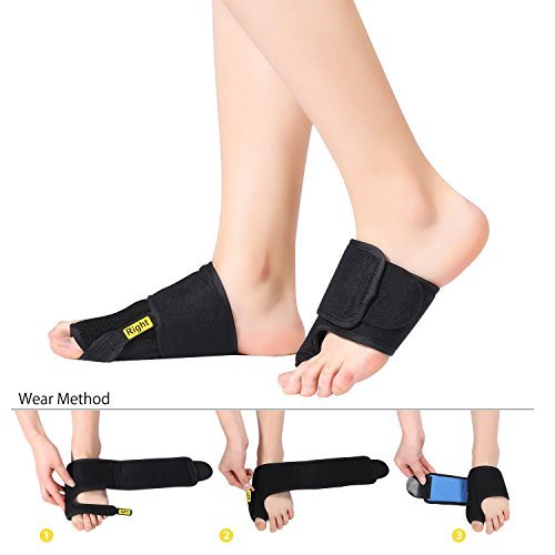 Doact Corrector de Juanetes Férula Protector, Corrector de Juanetes para Protege Dedo del Pie y Alivia el Dolor, Aliviar la Hallux Valgus, Hombres y Mujeres