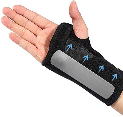 DOACT Muñequera Tunel Carpiano, Férula para Muñeca de Soporte con Férula de Metal para Síndrome de Túnel Carpiano, Alivio del Dolor de Fracturas de Muñeca, Tendinitis Esguinces y Artritis, Derecha