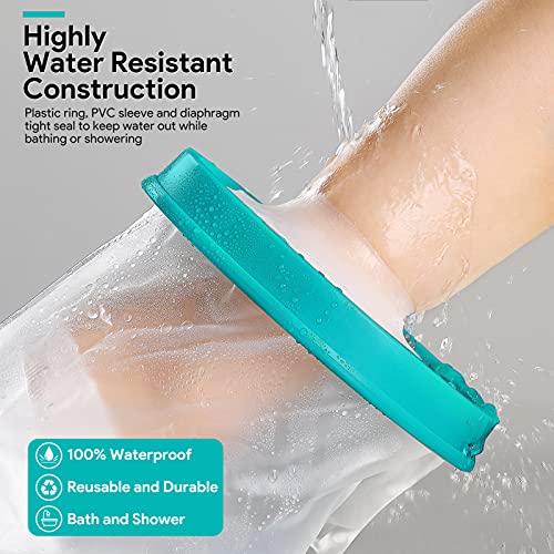 DOACT Protector de Escayola Impermeable, Funda Protector Impermeable Brazo Largo para Adulto, Protección Impermeable para Bañarse Mantenga el Vendaje Fundido Seco