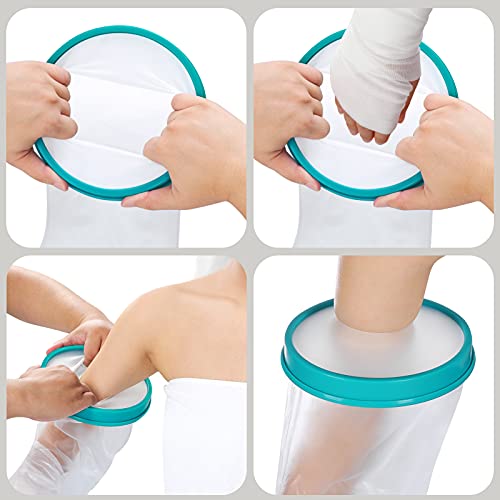 DOACT Protector de Escayola Impermeable, Funda Protector Impermeable Brazo Largo para Adulto, Protección Impermeable para Bañarse Mantenga el Vendaje Fundido Seco