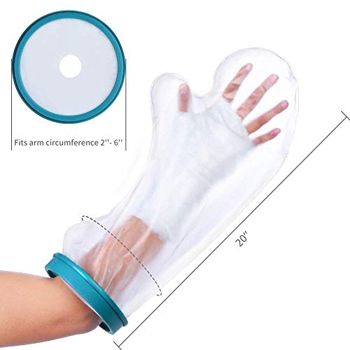 DOACT Protector de Escayola Impermeable, Funda Protector Impermeable Brazo para Adulto, Protección Impermeable para Bañarse Mantenga el Vendaje Fundido Seco