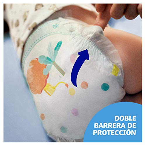 Dodot Pañales Bebé-Seco Talla 6 (+13 kg), 132 Pañales con Protección Antifugas, Pack Mensual