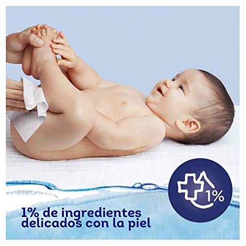 Dodot Toallitas Aqua Pure para Bebé, 99% Agua, 864 Toallitas, 18 Paquetes (18 x 48)