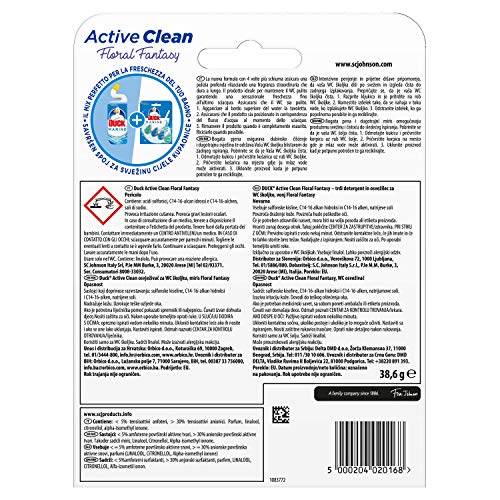 Duck Active Clean - Producto de limpieza para WC, 1 Unidad