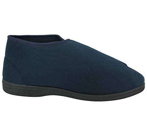 Dunlop Dmh7595 Hombre Azul Marino Ajustables Toque de Fijación Ortopédicos Botas Zapatillas EU 42