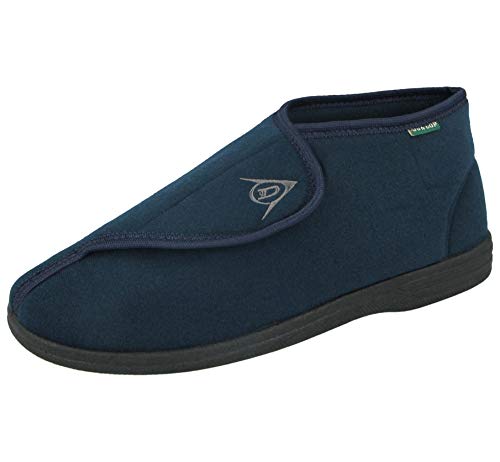 Dunlop Dmh7595 Hombre Azul Marino Ajustables Toque de Fijación Ortopédicos Botas Zapatillas EU 42