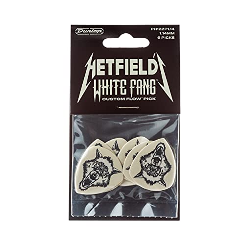 Dunlop Hetfield - Colmillo de color blanco