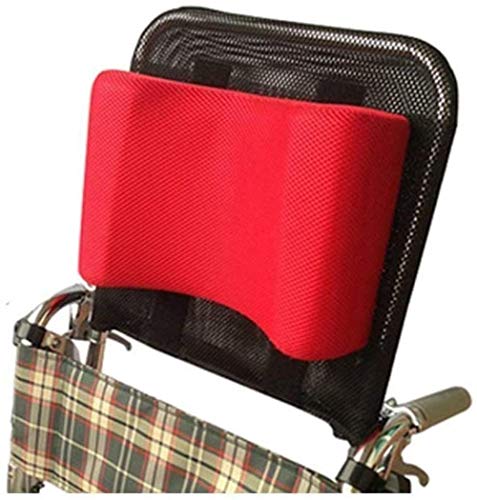 DXYAN Reposacabezas para silla de ruedas con reposacabezas y respaldo cómodo cojín ajustable acolchado para adultos, accesorio portátil universal para silla de ruedas de 16 a 20 pulgadas