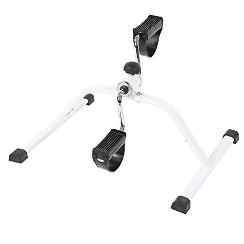 Ejercitador de Pedal Portátil Mini Ejercicio de Bicicleta Estática Pedal para Ejercicio en Interiores Ejercitador de Brazos y Piernas Aparato de Ejercicios para Hogar y Oficina