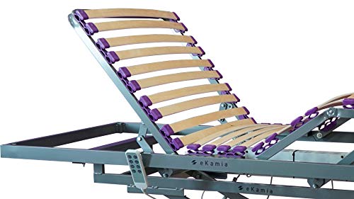 ekamia - Cama Geriátrica Eléctrica con Carro Elevador - 105cm x 190cm