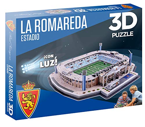 Eleven Force-EF-14108 Real Zaragoza Puzzle 3D, Color (14108)