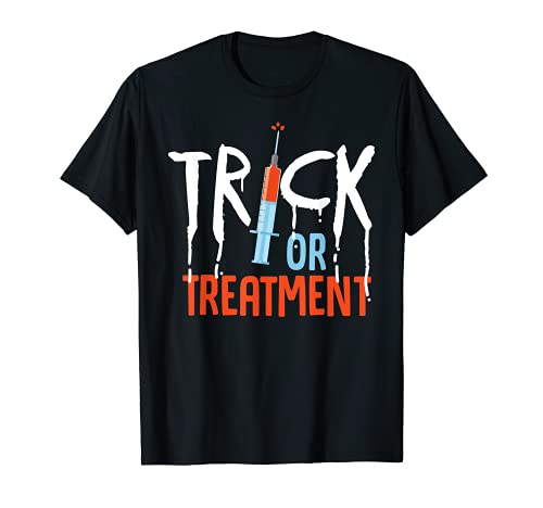 EMT EMS Paramédico AMR Truco o Tratamiento Halloween Camiseta