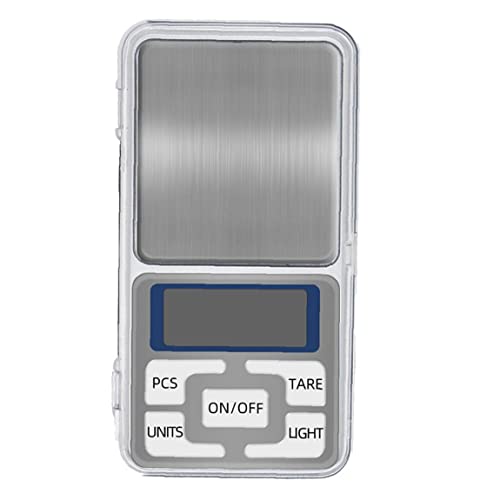 Escala de bolsillo digital 0.01g 500g Mini Gram Scale Pesador electrónico de joyería (sin batería), escala electrónica, pequeña escala de joyería