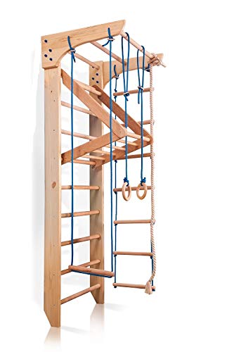 Escalera Sueca Barras de Pared Kinder-4-220, Gimnasia de los niños en casa, Complejo Deportivo de Gimnasia