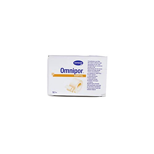 ESPARADRAPO PAPEL HIPOALERGICO OMNIPOR 9,1 M X 5 CM C/6 UDS