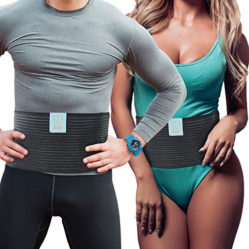 Everyday Medical Carpeta abdominal para cirugía postoperatoria para hombres y mujeres: corsé compresión estomacal grado médico para cirugías de cintura y abdomen, bypass gástrico, liposucción, cesárea