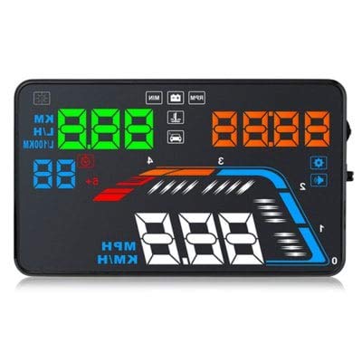 Exclent Q700 Coche Hud Head Up Display Obd2 Proyector De Pantalla Dash De 5,5 Pulgadas - Negro