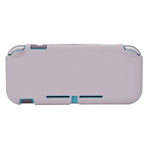 eXtremeRate PlayVital Funda para Nintendo Switch Lite Carcasa Tacto Suave Estuche Acoplable con Protector de Pantalla de Vidrio Templado Protectora Duradera para Control Switch Lite(Rapsodia Violeta)