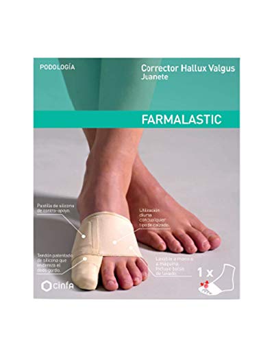 FARMALASTIC Corrector Hallux Valgus Juanete Talla Mediana